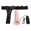 Wibrująca proteza penisa na pasku Pusta w środku Perfect For Men BW-022039