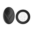 POSUWISTY KOREK ANALNY Z WIBRACJAMI LED RGB ŚWIECI + PILOT RC 800680