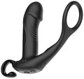 POSUWISTY MASAŻER PROSTATY Z WIBRACJAMI + RING i PILOT RC 809904
