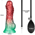 DMUCHANY PENIS POTWORA DILDO AEROSX 21 CM 402848