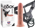 Uprząż z penisem King Cock Strap-On 8 cali PD5623-21