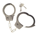 Metalowe kajdanki do krępowania rąk Handcuffs 096143