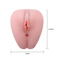 Owłosiona wagina i anus z wibracją 15514