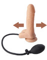 Dmuchany penis z jądrami Dildo 16 cm 762001