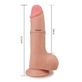 Penis Miękkie Dildo z Kręgosłupem SOFT COCK 7,5 cala 906135