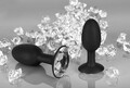 Ozdobny korek analny z diamentem Diamond Silicone Plug Small 510904