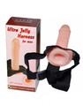 Proteza penisa z otworem na pasku Ultra Jelly Harness Strap-On 17502