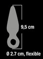 Żelowy korek analny z uchwytem Finger Plug 516929