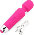 Silikonowy masażer waginy USB 18 funkcji PINK 012748