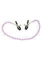 Metalowy łańcuszek na sutki Regulowane zaciski klemy Nipple Chain 490476