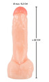 Realistyczny penis z jądrami realistixxx Real Playboy Dildo 503770