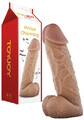 BARDZO GRUBY PENIS Z JĄDRAMI TOY JOY PRINCE CHARMING 20 cm 9484