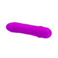 Mini wibrator penis z silikonu 10 funkcji 3 silniki BECK Purple 312119