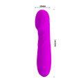 Mały silikonowy wibrator Reuben 30 funkcji USB BI-014358