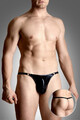 MĘSKIE STRINGI BŁYSZCZĄCE MENS THONGS 4487