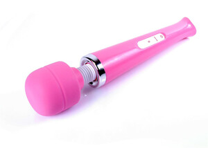 Duży różowy masażer wibracyjny 10 funkcji USB 22-00003