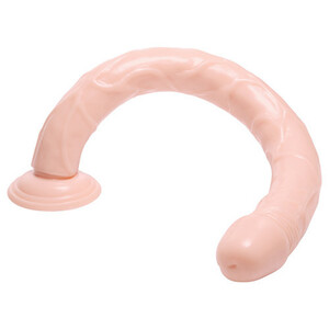 BARDZO DŁUGI PENIS DILDO DO TYŁKA CIELISTY AE352