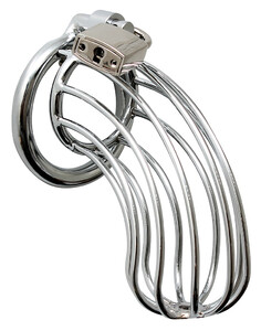 Metalowy męski pas cnoty Chastity Device With Padlock 233061