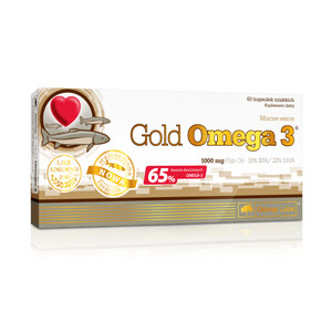 Olimp Gold Omega-3 60 kaps. Olej rybii EPA DHA 013065