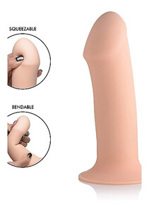 GRUBE DILDO FALLICZNE ŚCIŚNIJ ZEGNIJ PENIS UNISEX 037923