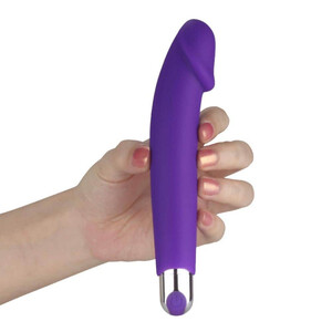 Akumulatorowe silikonowe dildo-wibrator iJOY fioletowy 10 funkcji 907330