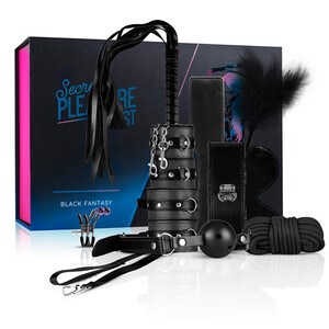 ZESTAW BDSM 10 ELEMENTÓW BLACK FANTASY 666478