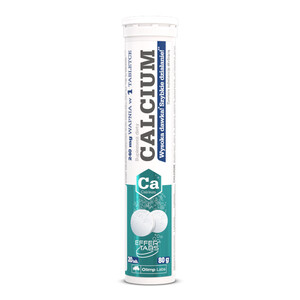 WAPŃ Olimp Calcium 20tabl. musujące cytryna 080142