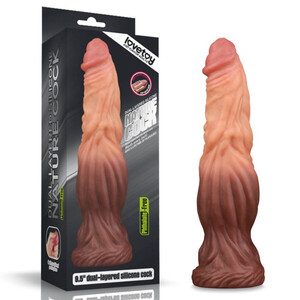 SZTUCZNY ZWIĘRZĘCY PENIS DILDO PRZYSSAWKA NATURE 905503