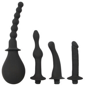 Gruszka Analna z 4 Końcówkami Black Velvets 560264