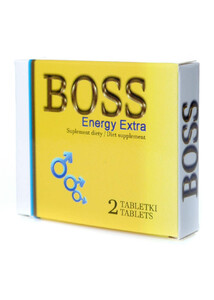 Boss Energy Extra ŻÓŁTY 2 tabl. Silna erekcja na zawołanie 802516