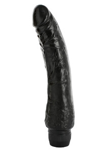 Czarny Żelowy Wibrator Realistyczny Penis 20 cm 220180