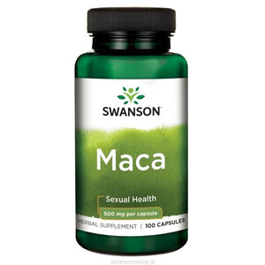Swanson MACA 100 kaps. Potencja Wzrost Libido 019611