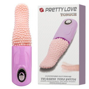 Stymulator Łechtaczki Lizanie Cipki Penisa Jąder Pupy Masażer USB BI-014111-2C