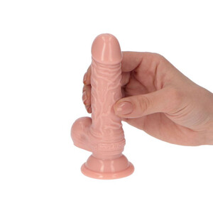 Mały penis z jądrami Dildo Leo Italian Cock 4" 7099095