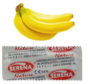 Prezerwatywy o Smaku Bananowym Serena 3 sztuki SERENA-8971