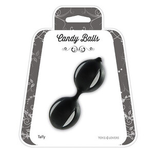 Czarne kulki orgazmowe do pochwy Geisha Candy Balls Taffy 801363