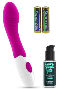 WIBRATOR WAGINALNO-ANALNY GROWLIE 30 FUNKCJI BATERIE I ŻEL GRATIS 156234