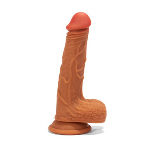 BRĄZOWY SZTUCZNY PENIS X-MEN 8,3 INCH 513585