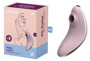 Masażer Stymulator Łechtaczki Ssanie + Wibracje Satisfyer Vulva Lover 1 Violet 018607