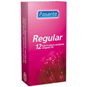Prezerwatywy Pasante Regular Rozszerzone na górze 12 szt. 8160