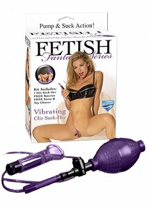 Pompka do łechtaczki z wibracjami Fetish VIBRATING CLIT SUCK-HER PD3224