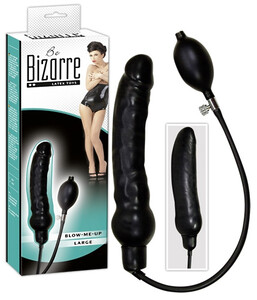 Duży dmuchany lateksowy penis Bizarre Blow-me-up Large 529133