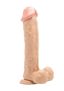 WIELKI CIĘŻKI PENIS Z JĄDRAMI RealRock Realistic Cock 11 cali REA020SKN