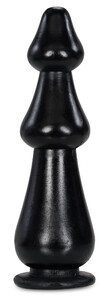WIELKI KOREK ANALNY TRZY GŁOWY BIG WOODY PLUG 747771