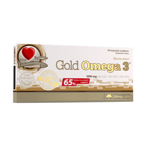 Olimp Gold Omega-3 60 kaps. Olej rybii EPA DHA 013065