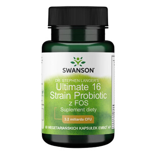 ODPORNOŚĆ PROBIOTYK SWANSON Ultimate 16 Probiotic 60 kaps. 190518
