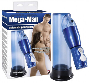 Duża automatyczna elektryczna pompka do powiększania penisa Mega-Man 520730