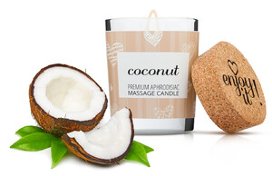 Świeca do masażu z feromonami ENJOY IT! Coconut 010342