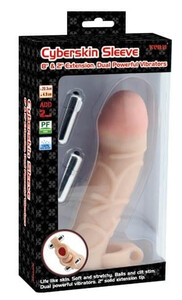 NAKŁADKA NA PENISA DUŻA GRUBA UCHWYT WIBRACJE CYBERSKÓRA 514216