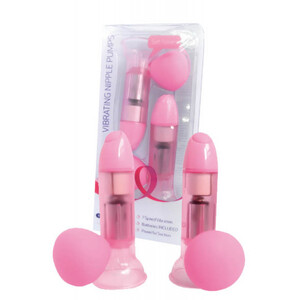 Dwie pompki do stymulacji sutków z wibracjami Vibrating Nipple Pumps 5063